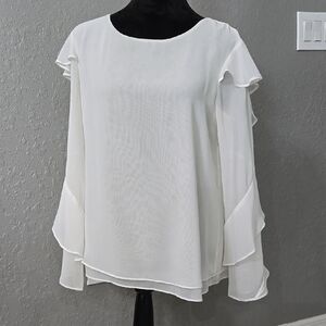 Elegant White Women's Top
